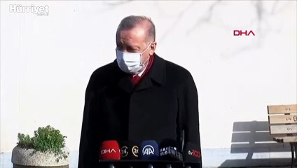 Cumhurbaşkanı Erdoğan'dan Cuma namazı çıkışı önemli açıklamalar