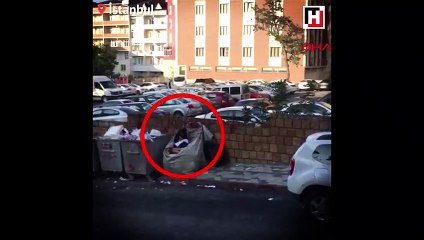 Küçük çocuğun atık kağıt toplama arabasının içinde kitap aşkı