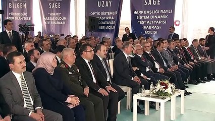 Erdoğan, Milli Teknoloji Geliştirme Altyapı Açılış Töreni'nde konuştu