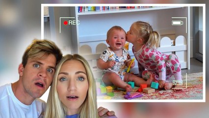 Caught Posie Doing This To Her Baby Brother On Hidden Camera...