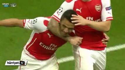 Beşiktaş, Arsenal karşılaşmasının özet görüntüleri