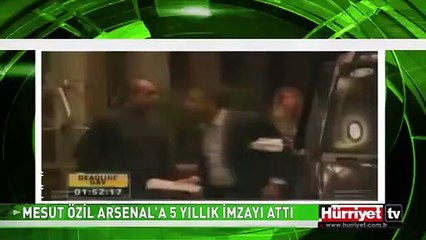MESUT ÖZİL ARSENAL'A 5 YILLIK İMZAYI ATTI