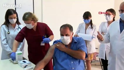 Cerrahpaşa'da da ilk koronavirüs aşısı yapıldı