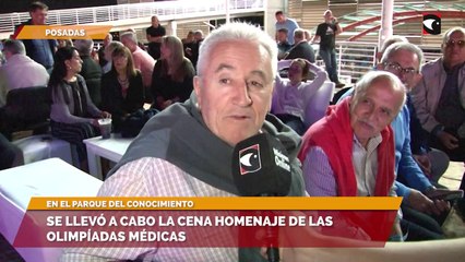 Se llevó a cabo la cena homenaje de las Olimpíadas Médicas