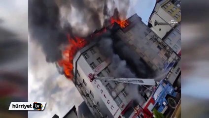 Hopa'daki yangına TOMA müdahale etti