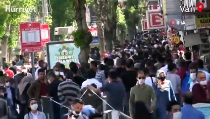 Van'da bayram alışverişi yoğunluğu pes dedirtti