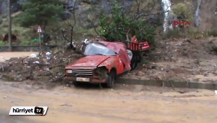 Artvin'de sel felaketi