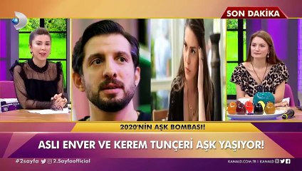 Oyuncu Aslı Enver ve Kerem Tunçeri aşk yaşıyor