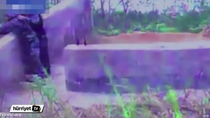 Askeri eğitim sırasında korku dolu anlar