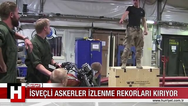 İSVEÇLİ ASKERLER İNTERNETTE İZLENME REKORU KIRIYOR