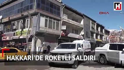 Hakkari'de roketli saldırı