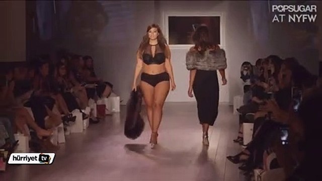 Büyük beden manken Ashley Graham hem tasarladı hem tanıttı
