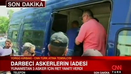Yunanistan üç darbeci askeri Türkiye'ye iade etmeyecek