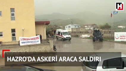 Hazro’da askeri araca saldırı: 6 yaralı