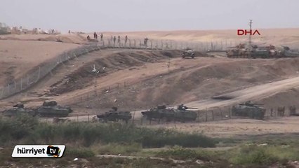 Mardin'in Suriye sınırında askeri hareketlilik