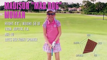 Brooks Koepka Battles 10-Year-Old Girl Madison Moman in a 5-Round Golf Challenge