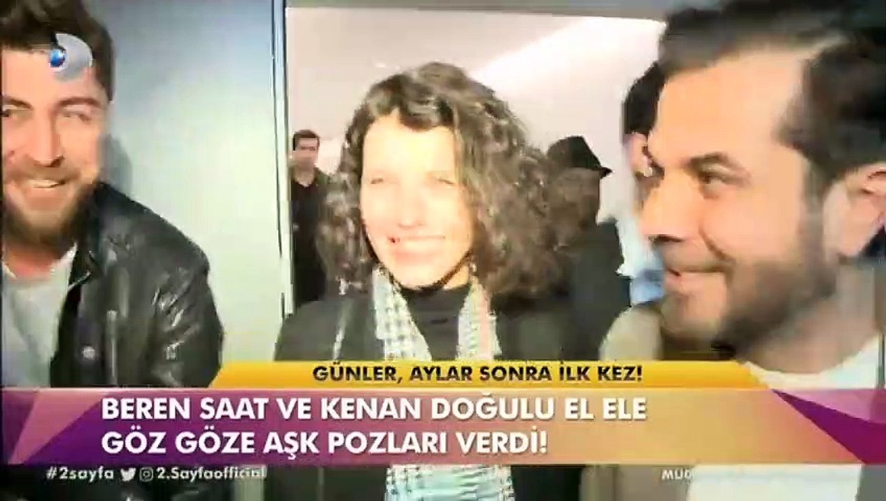 Beren Saat ile Kenan Doğulu bir yıl sonra ilk kez el ele poz verdi
