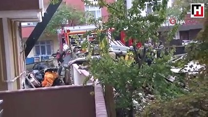 İstanbul'da helikopter düştü