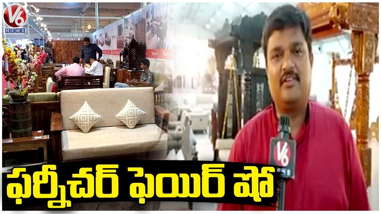 Good Response For Furniture Fair Show In Madhapur | Hyderabad | V6 News