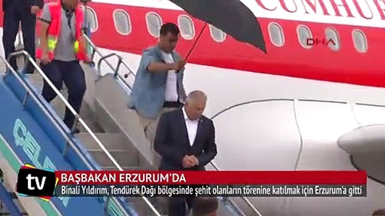 Başbakan Binali Yıldırım Erzurum'da