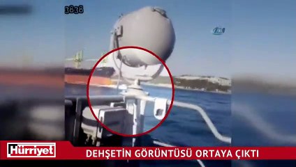 4 askerin şehit olduğu gemi kazasının görüntüleri ortaya çıktı