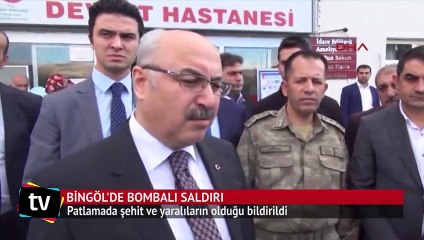 Bingöl'de bombalı saldırı: Bir asker şehit