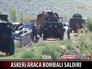 MARDİN'DE ASKERİ ARACA HAİN TUZAK