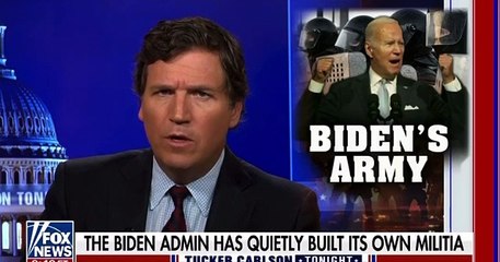 Tucker Carlson: Joe Biden's army is rivaling parts of the Pentagon's force