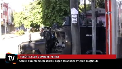 Siirt'te teröristler çembere alındı