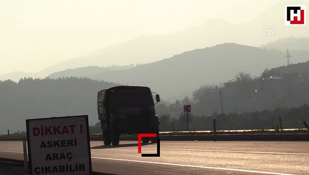 Suriye sınırına askeri sevkiyat