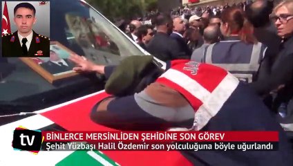 Şehit yüzbaşının eski askerinden gözyaşlarıyla veda