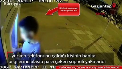 Hırsızı güvenlik kamerası ele verdi! O anlar kamerada