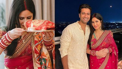 Katrina Kaif vicky Kaushal First Karwa Chauth Celebration Watch Full Video | Boldsky *Entertainment