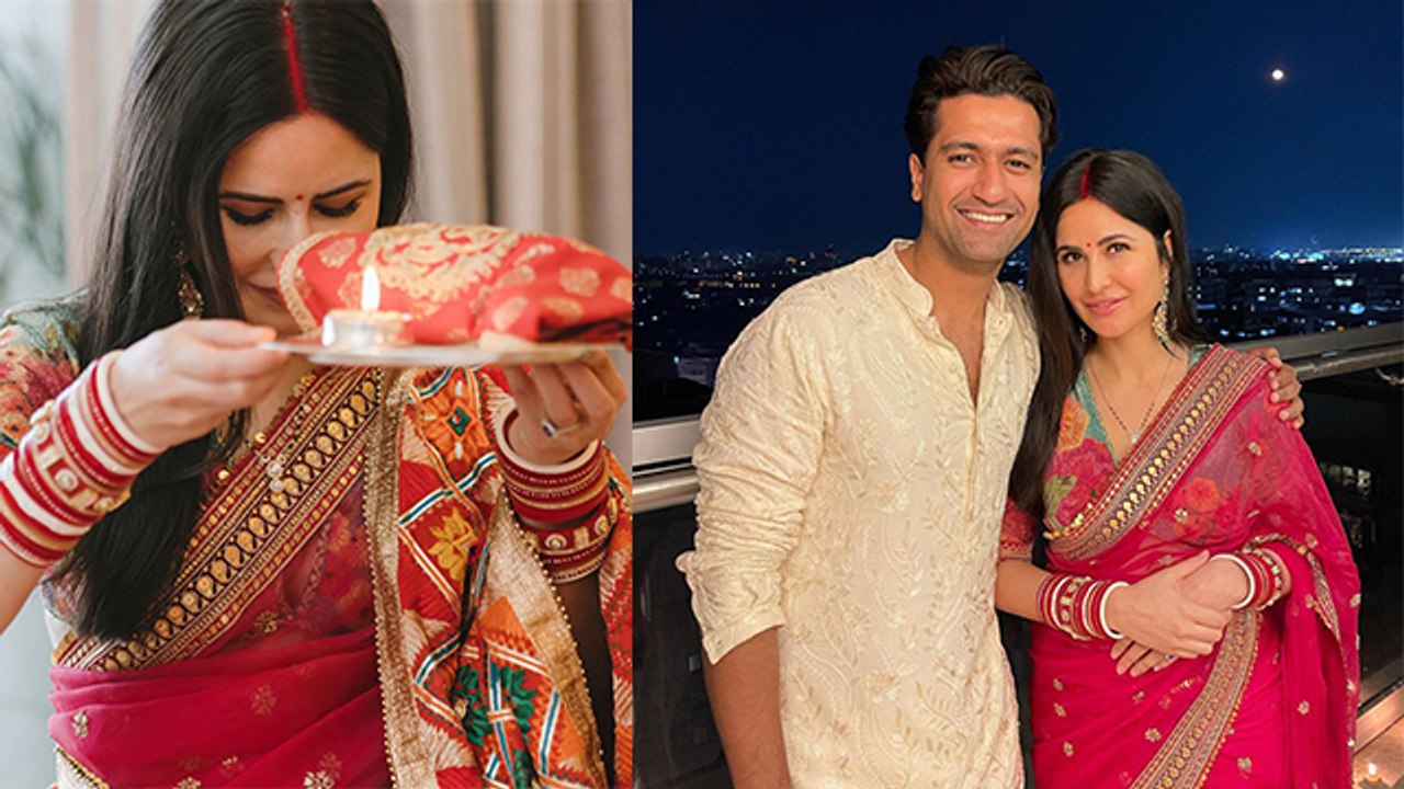 Katrina Kaif vicky Kaushal First Karwa Chauth Celebration Watch Full Video | Boldsky *Entertainment