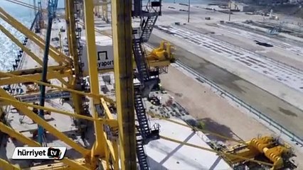 Türkiye'nin en büyük konteyner limanı Asyaport'ta sona geldi