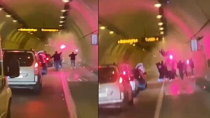 Asker eğlencesi için Kağıthane Tüneli'ni kapattılar