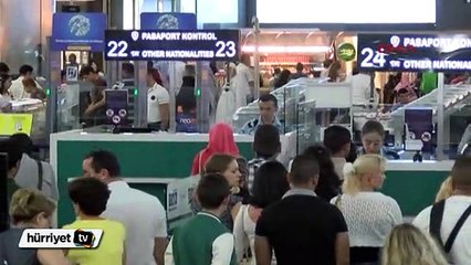 Atatürk Havalimanı'nda pasaport kuyruğu çilesi bitti