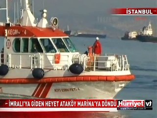 İMRALI'YA GİDEN BDP HEYETİ ATAKÖY MARİNA'YA DÖNDÜ