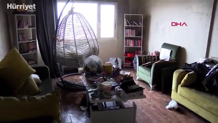 Ataşehir'deki dehşet dakikalarının yaşandığı o daire görüntülendi