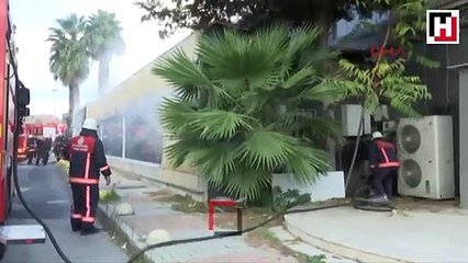 Ataköy'de spor salonunda yangın paniği