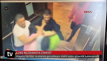Lüks rezidanstaki dehşet anı kamerada