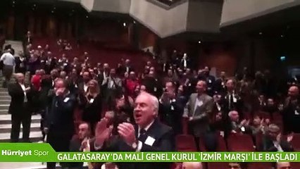 Galatasaray'da Mali Genel Kurul 'İzmir Marşı' ile başladı