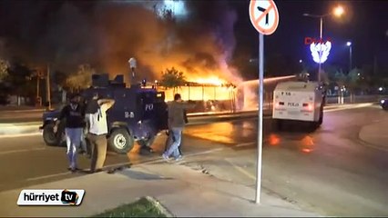 Gazi Mahallesi'nde "Kobani" eylemi