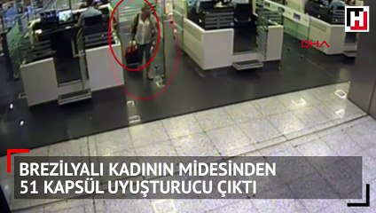Brezilyalı kadının midesinden 51 kapsül uyuşturucu çıktı