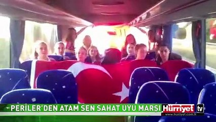 POTANIN PERİLERİ'DEN ATATÜRK MARŞLI KUTLAMA