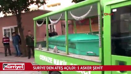 Suriye'den ateş açıldı: 1 asker şehit