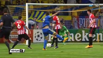 BATE Borisov, Athletic Bilbao karşılaşmasının özet görüntüleri