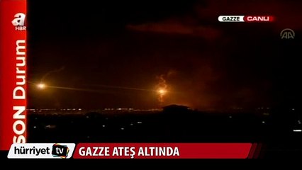 Gazze ateş altında