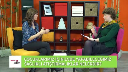 Çocuklarınız için evde yapabileceğiniz sağlıklı atıştırmalıklar.