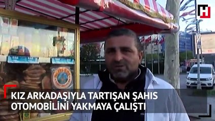 Beşiktaş’ta benzin deposuna yakmaya çalıştığı atkıyı koyan şahıs gözaltına alındı